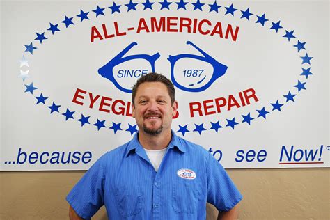 All american eyeglass repair - Address it to: All American Eyeglass Repair, 999 Bethel Rd., Columbus, OH. 43214. Protect your frames during shipping by wrapping them in cloth or bubble wrap and placing them in a sturdy box. When we receive your eyeglasses, we will contact you that same day with a firm price to repair them.